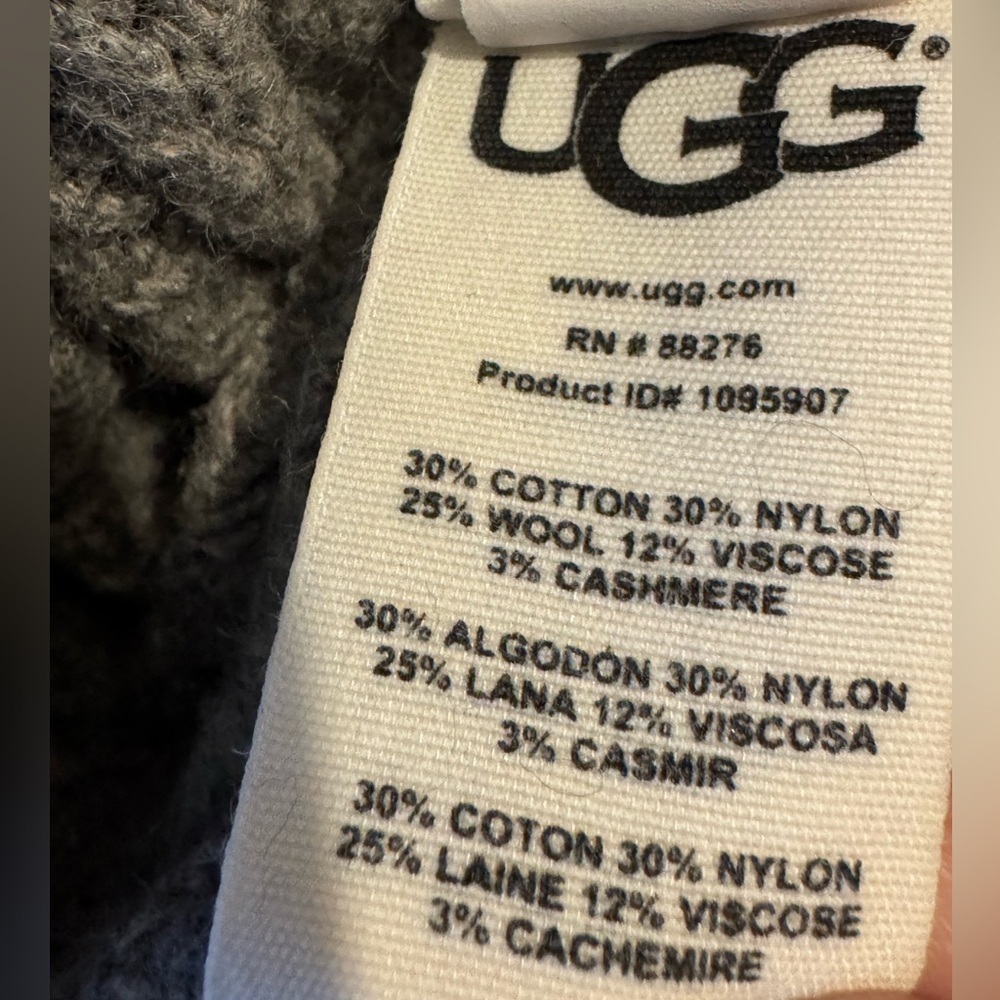 Ugg riley sweater open cardigan sz M/L - Picture 3 of 4
